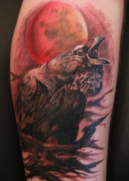 Tattoos - Raven Moon - 104057